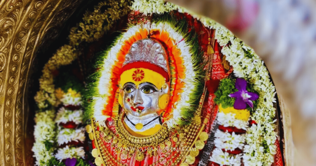 Goddess Kalubai—a powerful form of Goddess Kali—and Lord Mandhardeva