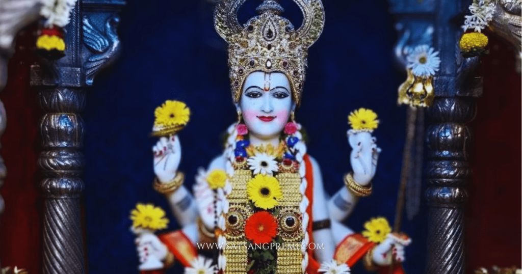 Main idol of Shree Kshetra Narayanpur Datta Mandir