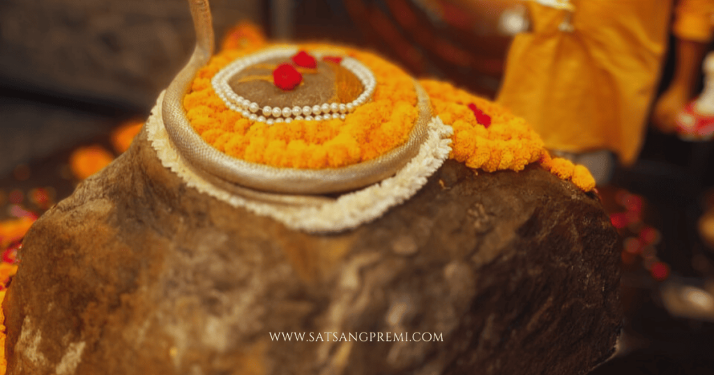 photo of the main deity (Maa Jhandewali) and temple entrance