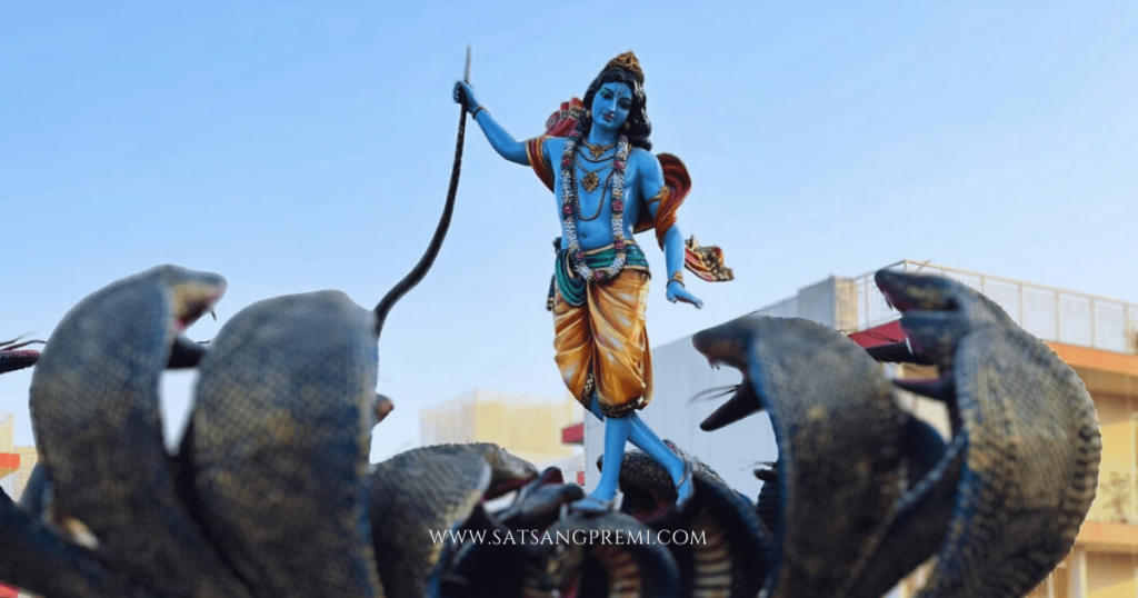 shree krishna idol in Char Dham Mandir Vrindavan