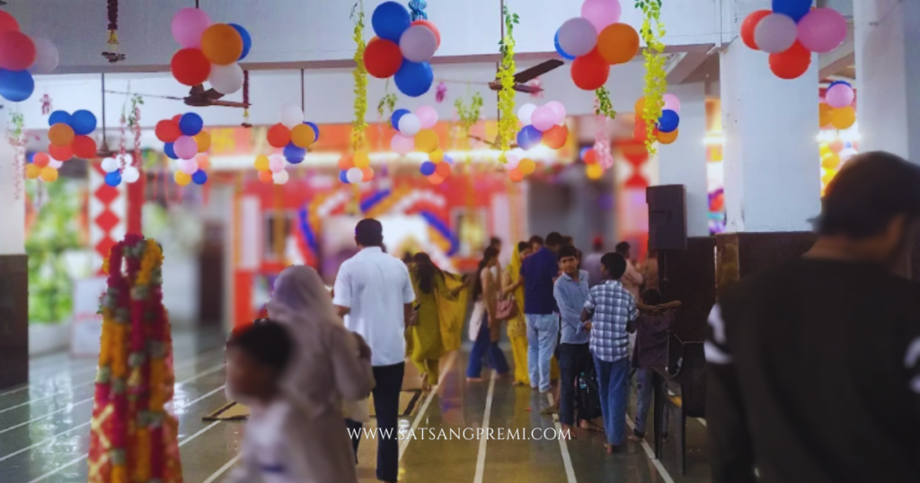 Devotees celebrating Ekadashi at Khatu Shyam Mandir Navi Mumbai
