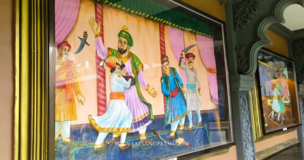 Mughals Painting in Chhatrapati Shivaji Maharaj Mandir Bhiwandi