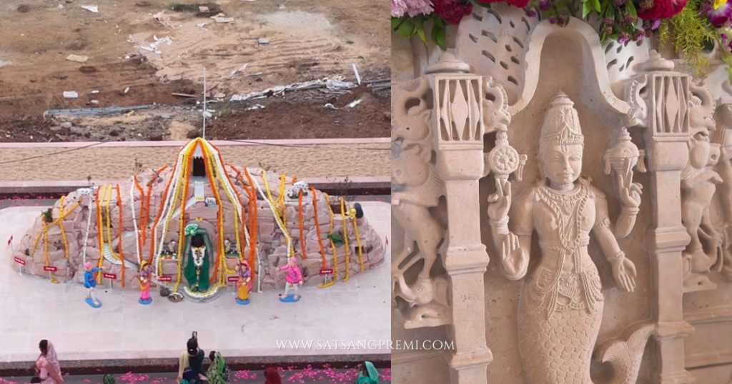 Shree Dwarkadhish Temple Virar Temple Marble and Govardhan Bhagwan Photo