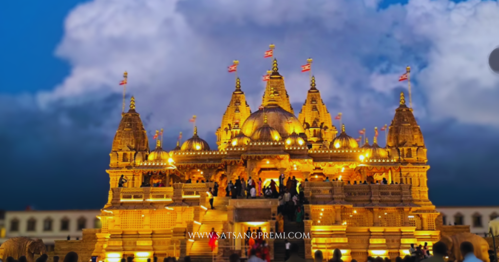 view of Akshardham Mandir Jodhpur
